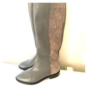 Aquatlia knee high leather and shade boots